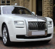 Rolls Royce Ghost - White Hire in Cardiff

